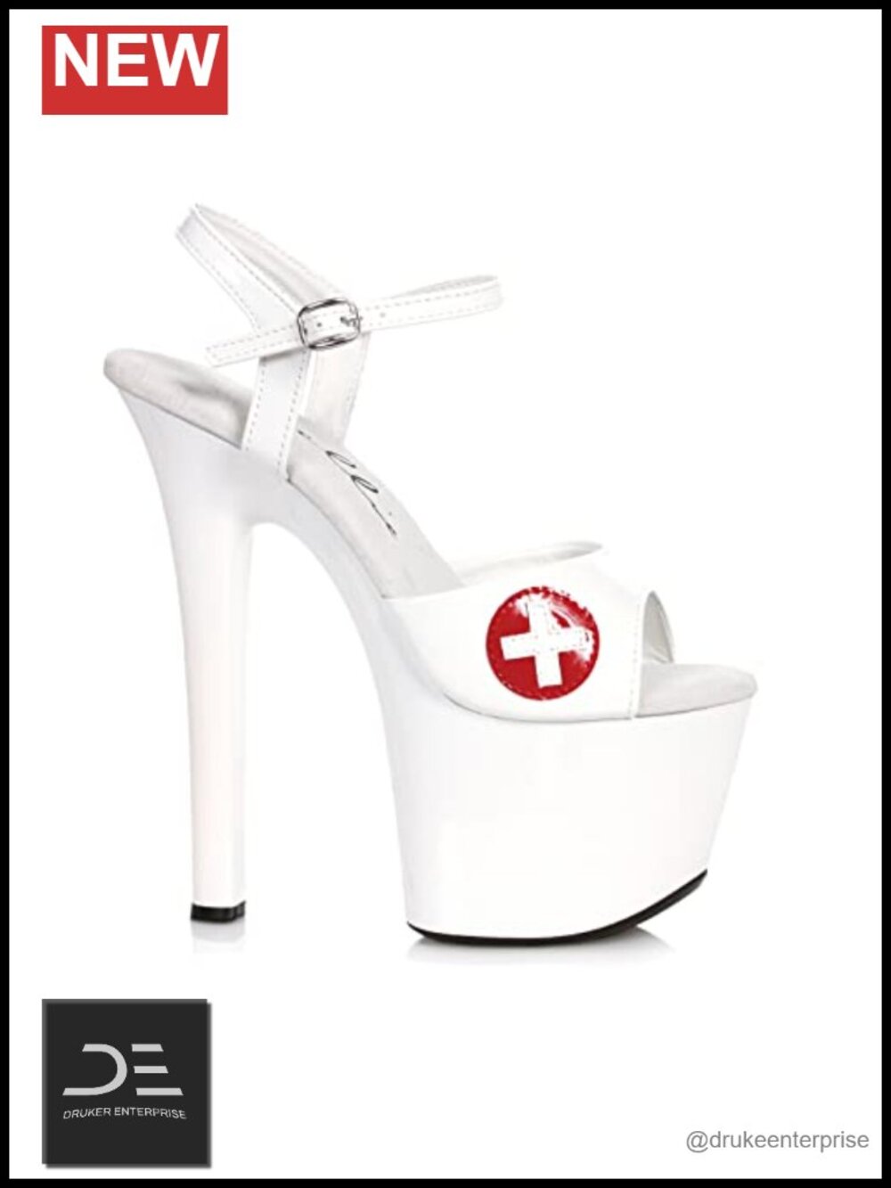 Platform Stiletto Heel Sandal with Ankle Strap Halloween